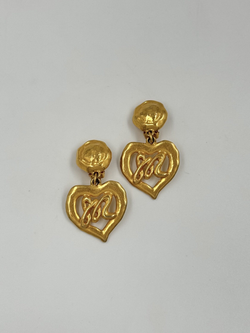 Клипсы с подвесками в виде сердец Sonia Rykiel