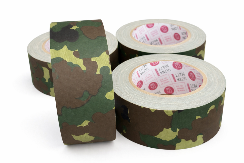 Клейкая лента @ultraMATT - Гаффа тейп 50мм/25м - MILITARY Woodland