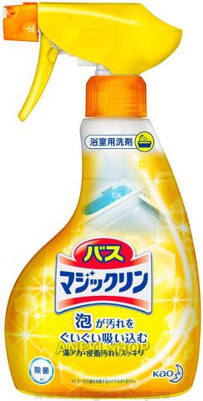 Спрей-пенка для ванны с защитой от плесени с ароматом лимона 350 мл Kao Magiclean Bath Bubble