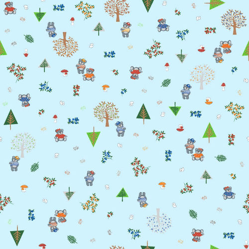 Ситец 95 см 21196-2 Медвежата