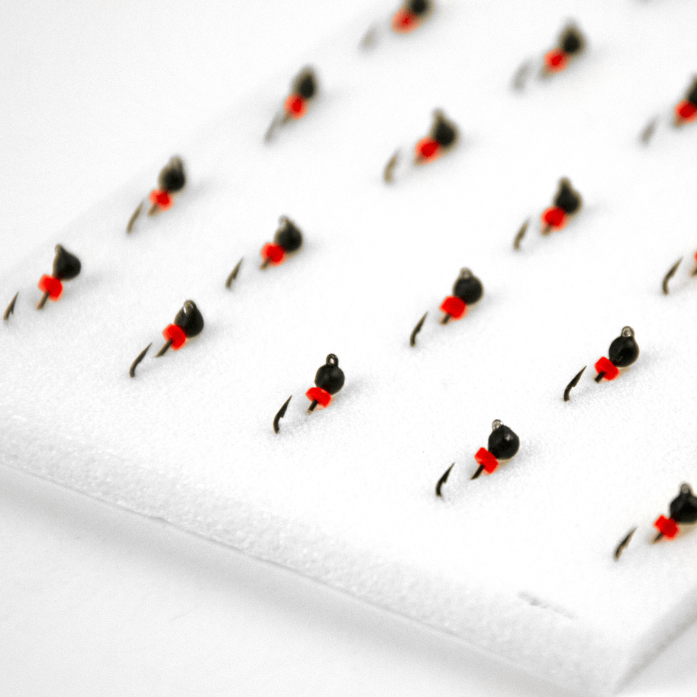 Мормышка вольфрамовая точеная 843 "Дробь" черная 2мм (25шт/уп)