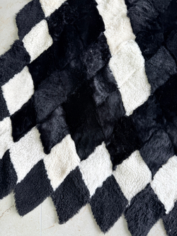 Покрывало меховое ковер из шкуры овчины