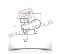 Уплотнитель для шкафа морозильного Desmon CEI-SB40X 1415*555 мм (005 АНАЛОГ)