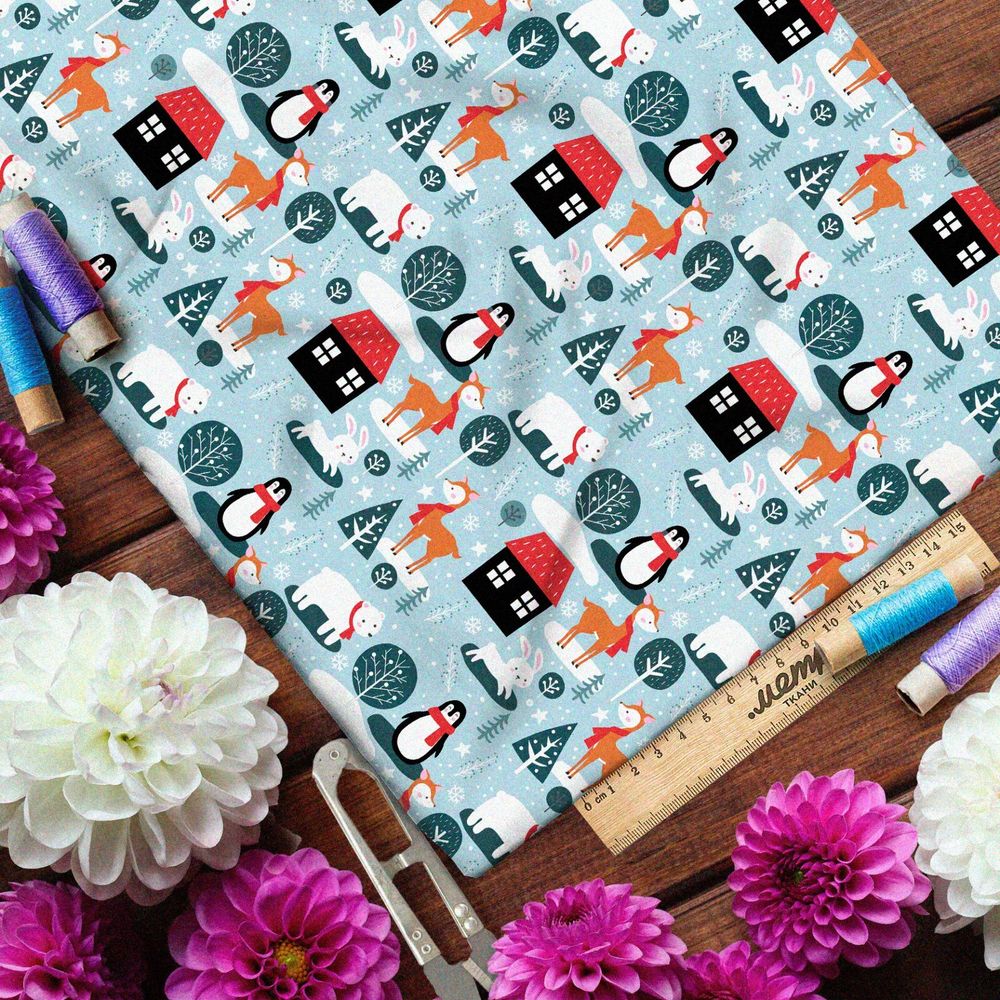 Ткань мембрана маленький городок северных животных