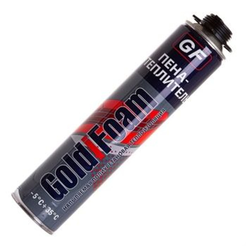 Пена GoldiFoam, полиуретановая, 1000мл, всесезонная, для утепления