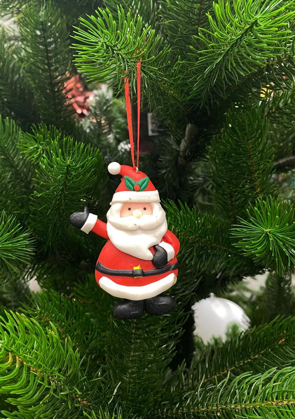 Украшение фигурное Санта 10х7см, полимерная глина, SYRTA- 3423021