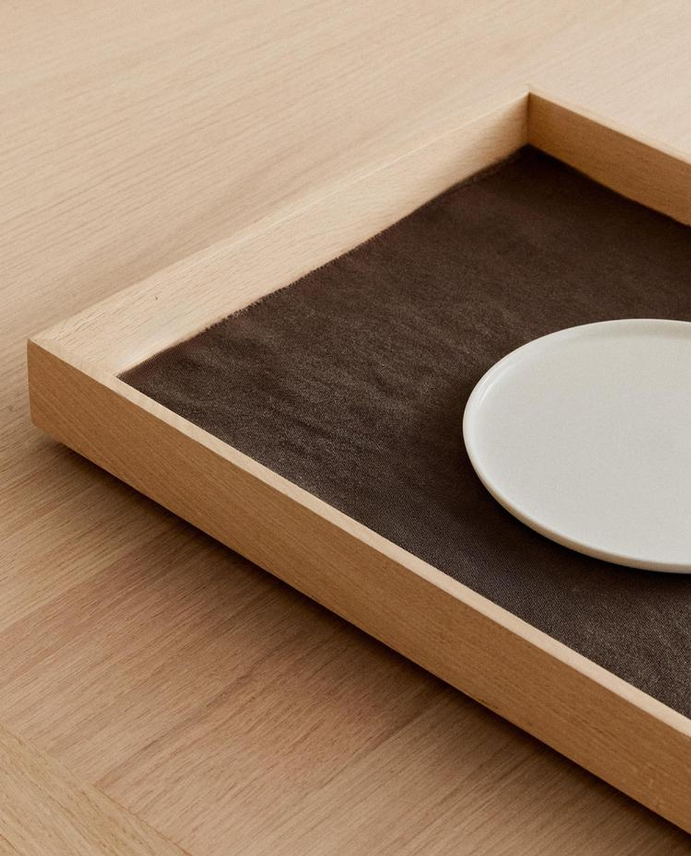 ZARA HOME ЛЬНЯНАЯ САЛФЕТКА, КОРИЧНЕВЫЙ