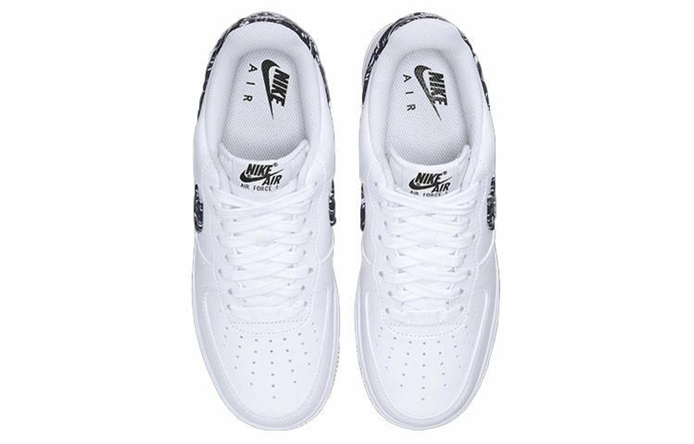 Кроссовки Nike Air Force 1 Low 07 Essential "Black Paisley" (Женская размерная сетка)