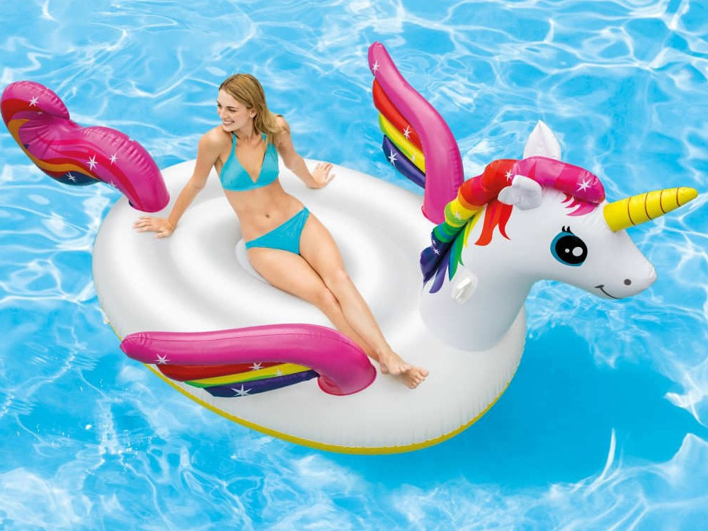 Надувной плот Большой единорог 287x193x165см.
