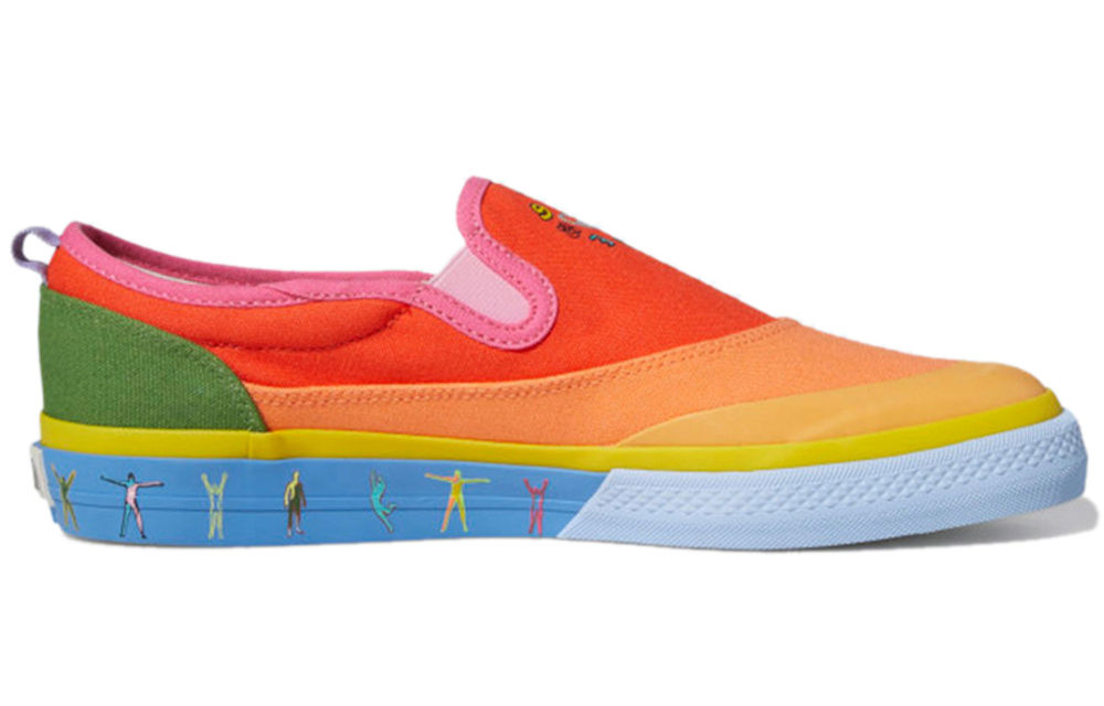 Кроссовки Adidas Originals Nizza Slip-On Pride