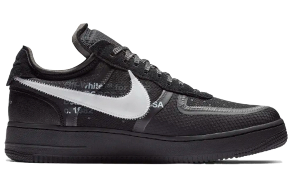 Кроссовки Off-White X Nike Air Force 1 Black White 2.0