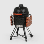 Барбекю гриль керамический Steel Egg BBQ 127x75x115 см