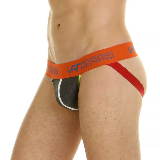 Мужские трусы джоки темно-серые Van Baam