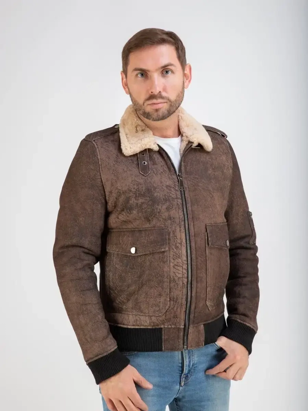 Дубленка мужская натуральная Турция