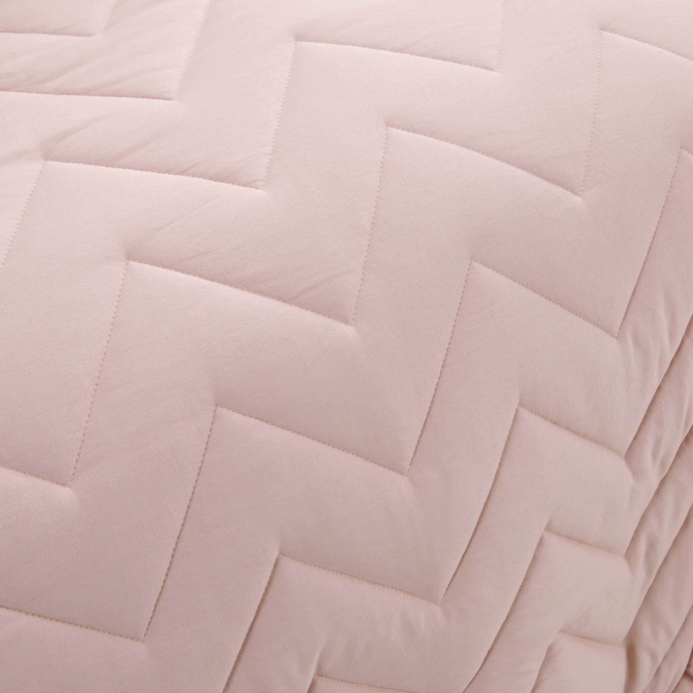 Покрывало 230х250 и 2 наволочки 50х70 Sofi De MarkO Робби светло-розовое