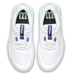 Женские теннисные кроссовки Wilson Intrigue Pro - white/bay/skipper blue