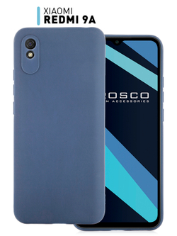 Чехол ROSCO для Xiaomi Redmi 9A (арт. XM-R9A-COLOURFUL-BLUE)