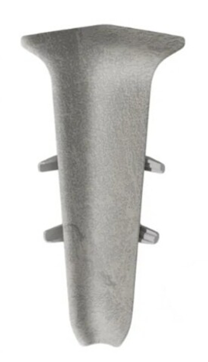 Угол внутренний для плинтуса 85мм "Деконика", 547 Лофт светло-серый