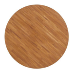 Дизайнерский круглый обеденный стол Таула 140х140х74 см из массива дуба, белый