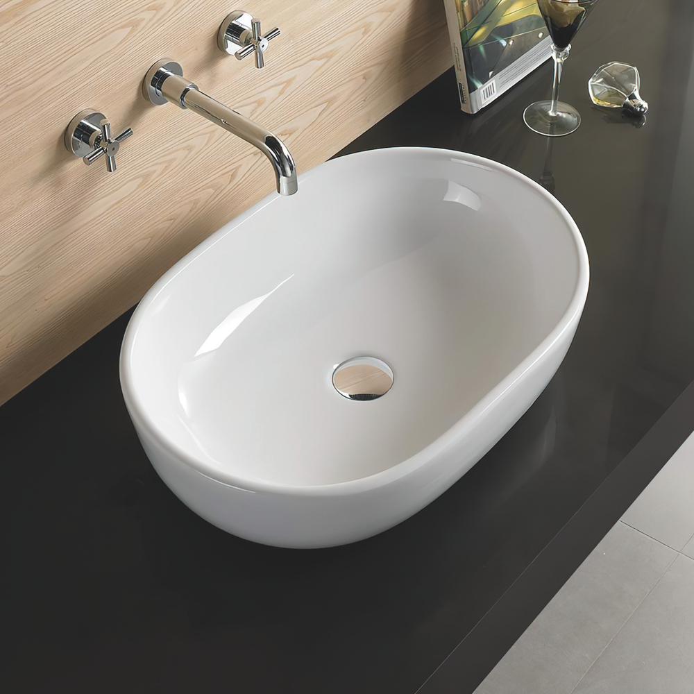 Раковина керамическая накладная Art&Max AM-5006-X