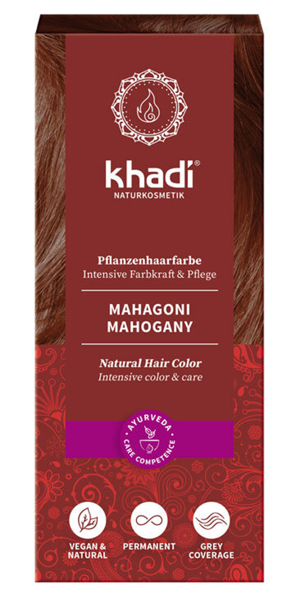 Цвет волос Khadi Mahogany, 100 гр