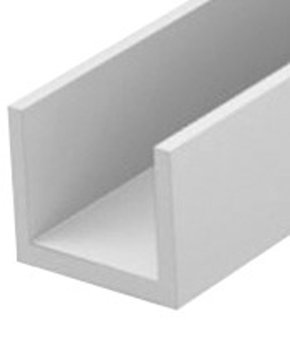 Планка алюминиевая 4 мм к стеновой панели завершающая (торцевая)
