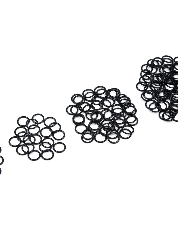 Кольцо металл, 10 мм, Китай, черный 170