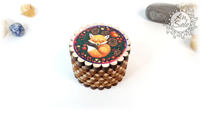 Мини-шкатулка "Сон лисицы"