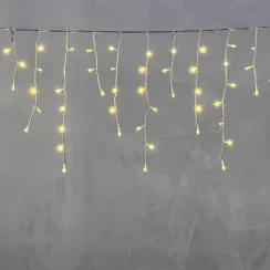 Светодиодная бахрома 3*0,5 м., 150 шампань LED ламп, силиконовый прозрачный провод, Beauty Led (ECC150-10-2CH)