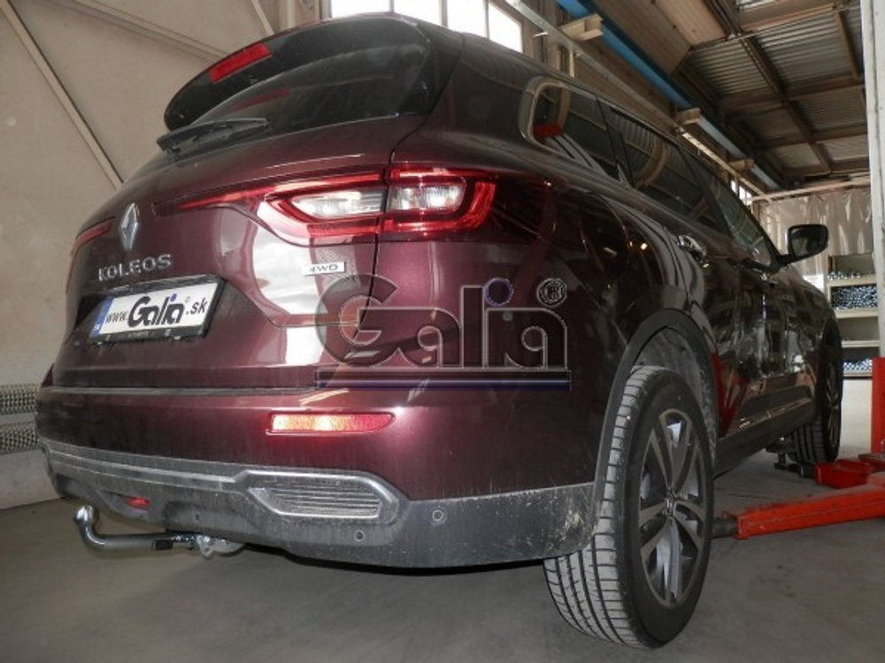 Фаркоп оцинкованный Galia N055A для Nissan X-Trail 2015-, Renault Koleos 2016-(паспорт и сертификат в комплекте)(без электрики)