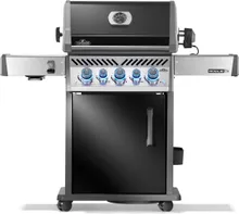 Газовый гриль Napoleon Rogue PRO-S 425, 5 горелок, вертел (с ИК-горелкой), чёрный