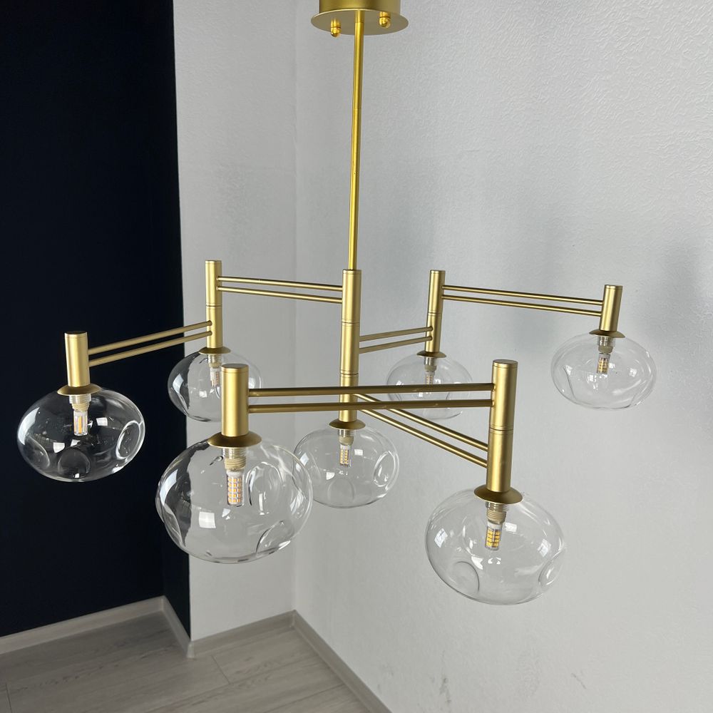 Люстра на штанге TEMPER L7 Gold