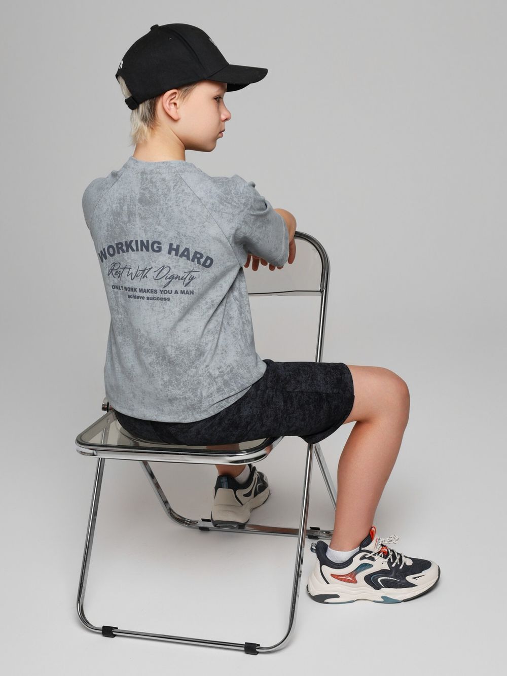 Фуфайка для мальчика Сидней-2 Виотекс СЕРЫЙ