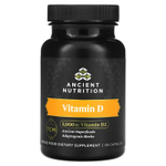 Ancient Nutrition, Витамин D, 125 мкг (5000 МЕ), 60 капсул