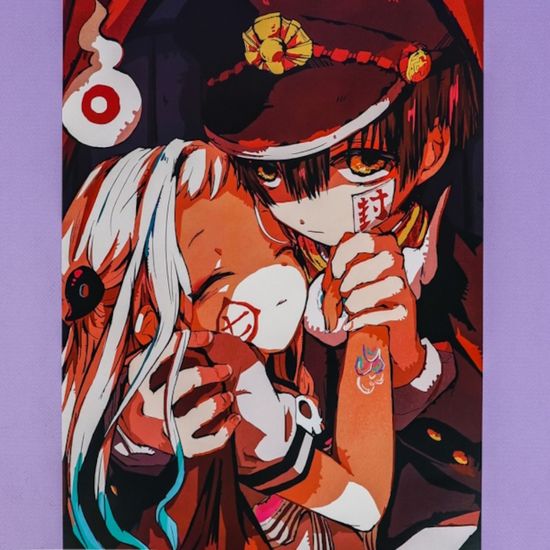 Набор постеров "Туалетный мальчик Ханко-кун" 8 шт, 42х29см