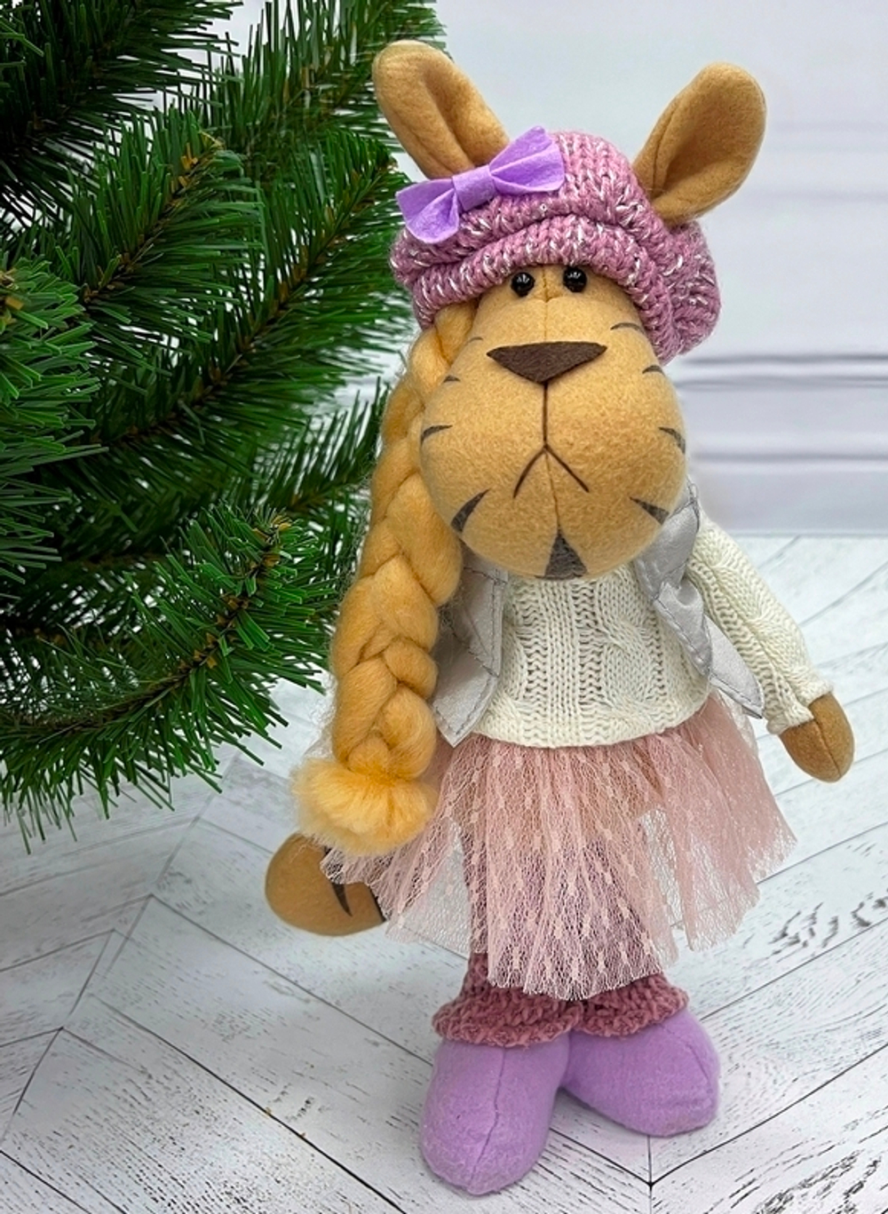 Тигруля плюшевая Аврора в юбке 30см Triumph Nord