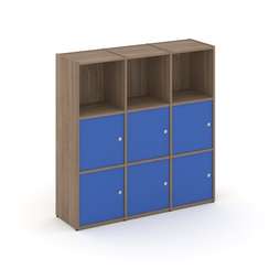 Locker plus Комплект №3 LK.K-003 Дуб Аризона/Синий 1188*350*1203