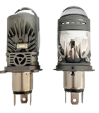 Автолампа LED Н 4 к-т (станд цок) (обманка) 12-24v SELEN 100W LENS CAN 6300K 4500Lm NTS (SELEN-H4)