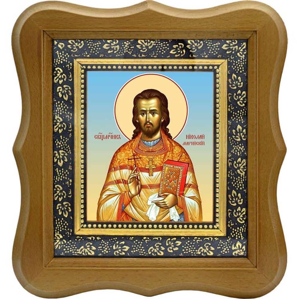 Николай Марийский (Рюриков) священномученик. Икона на холсте.