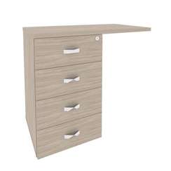 Onix Direct Тумба приставная (универсальная л/пр) O.TPU-4 Дуб Аттик 842*460*750