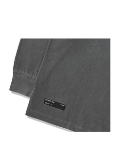 Свитшот с длинным рукавом с пигментом и мини логотипом