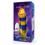 Вибратор Bior toys MAGIC HERO на присоске с ДУ, 21,5 см