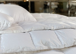 Одеяло теплое 140х205 German Grass White Familie Down с бортиком