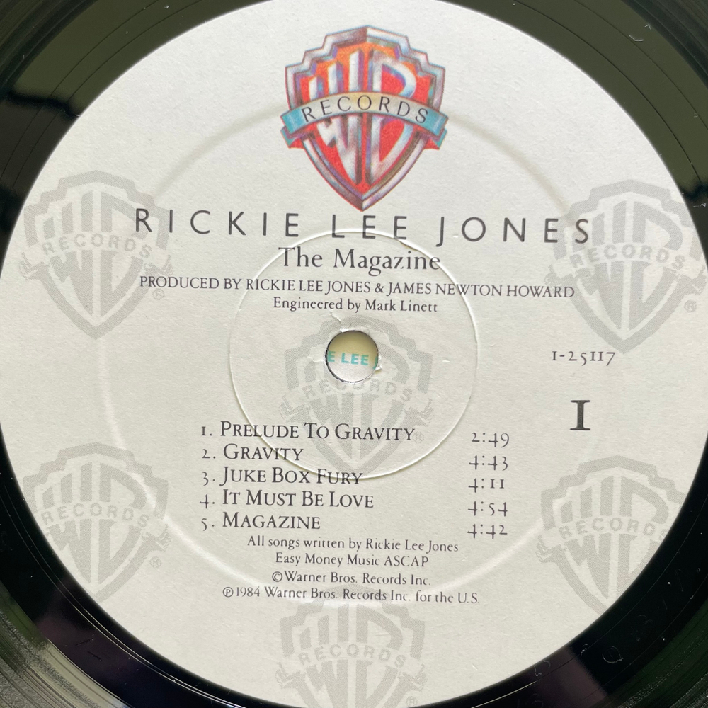 Rickie Lee Jones ‎– The Magazine (США 1984г.)