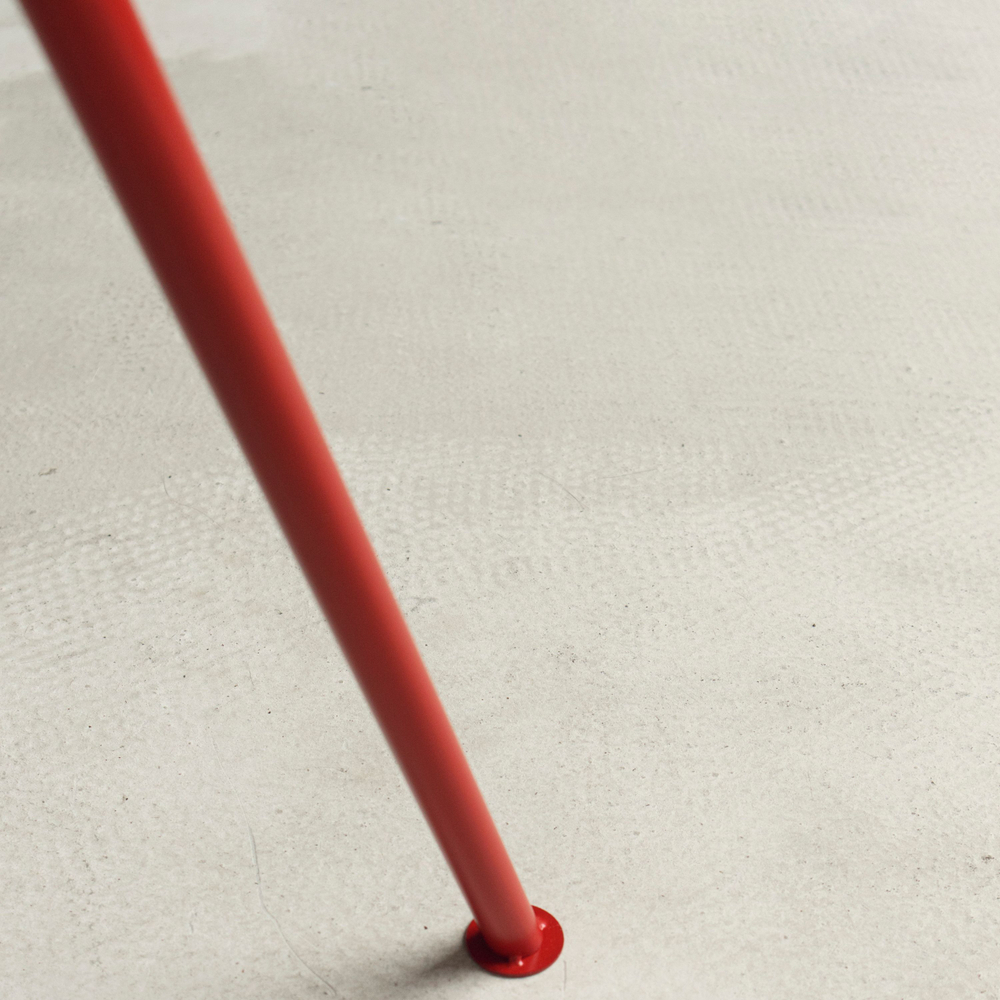 Торшер напольный красный с красным абажуром в стиле лофт, светильник напольный классический, Даг, E27, 60 Вт