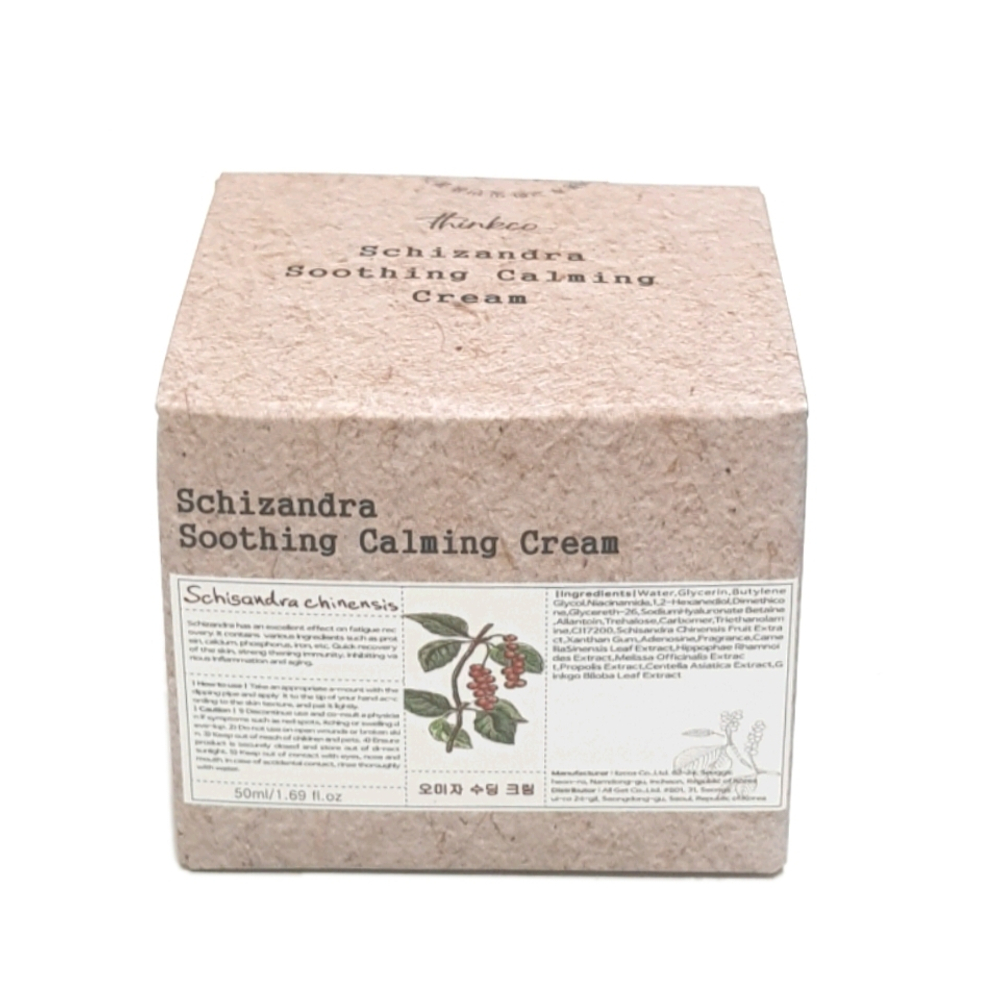 Крем успокаивающий с экстрактом Лимонника Thinkco Schizandra Soothing Calming CREAM, 50 мл.