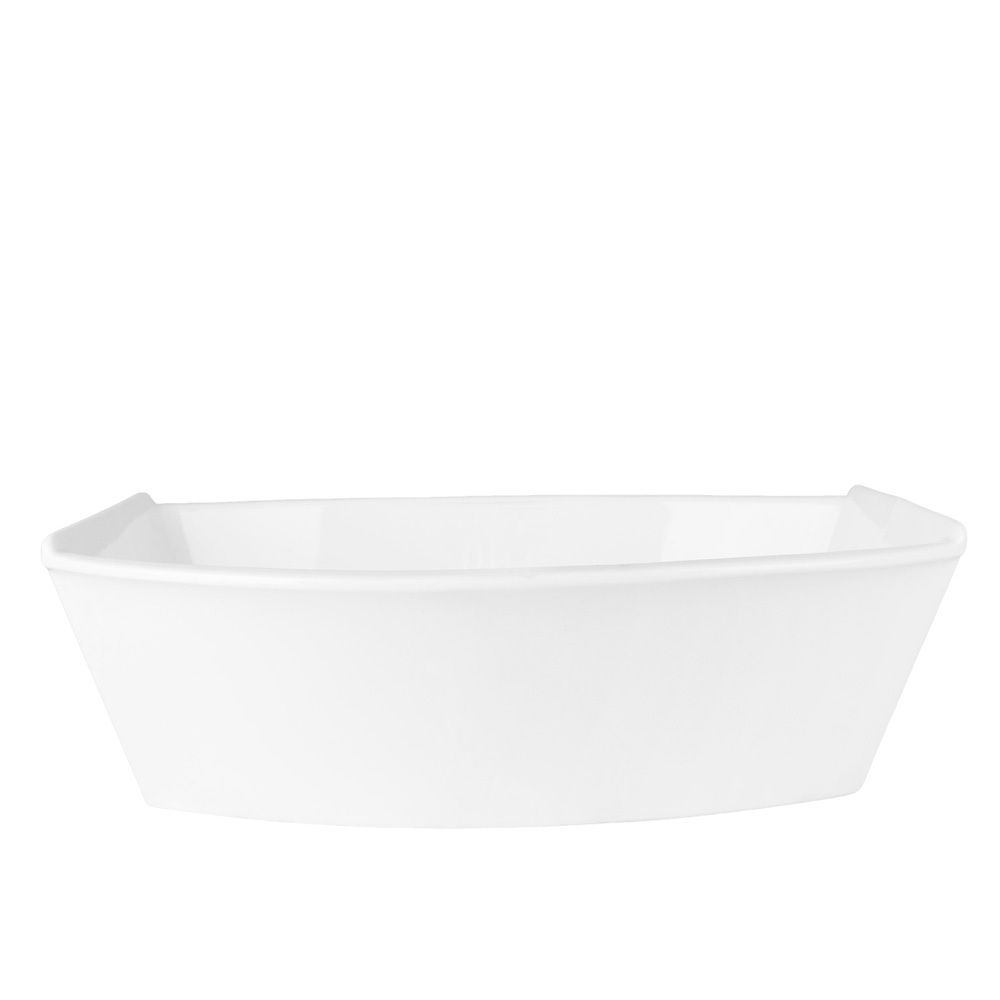 Блюдо (для многослойных салатов) "Маршмеллоу" 25*25*8см. v=2600 мл (min5) (фарфор)