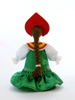 Кукла коллекционная в Девичьем праздничном костюме