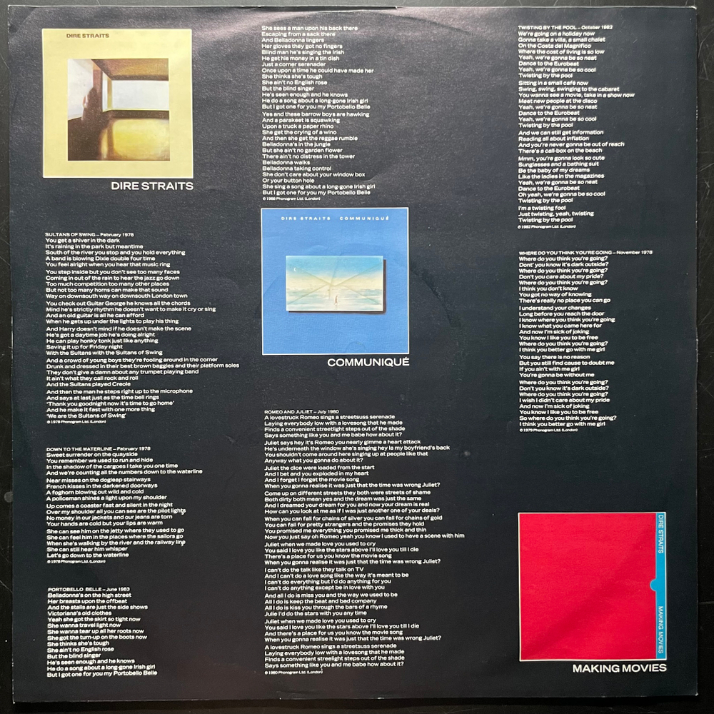 Dire Straits - Money For Nothing (Голландия 1988г.)