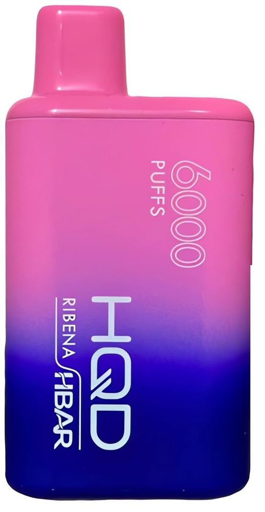 HQD HBAR 6000 - Ribena (5% nic)